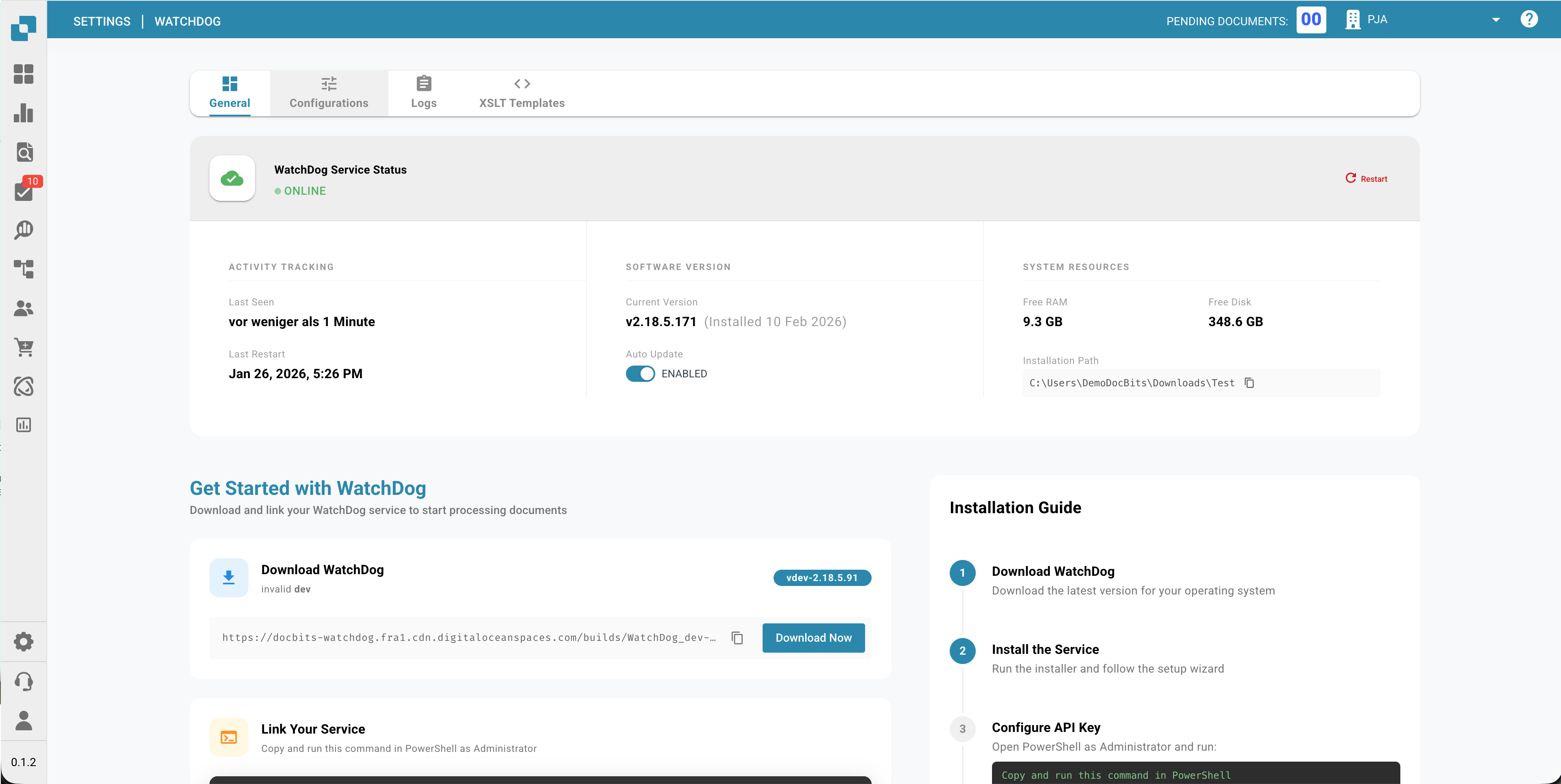 Descripción general de WatchDog